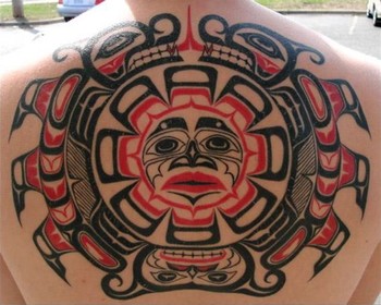 Tattoo of the natives of Pacific 10 80159