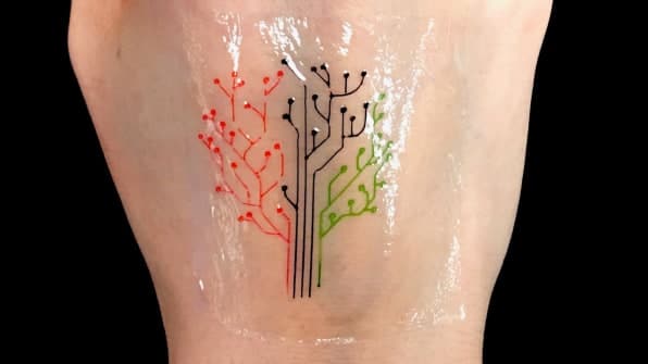 Technology Takes Tattoos into the Future 11 made of living ink