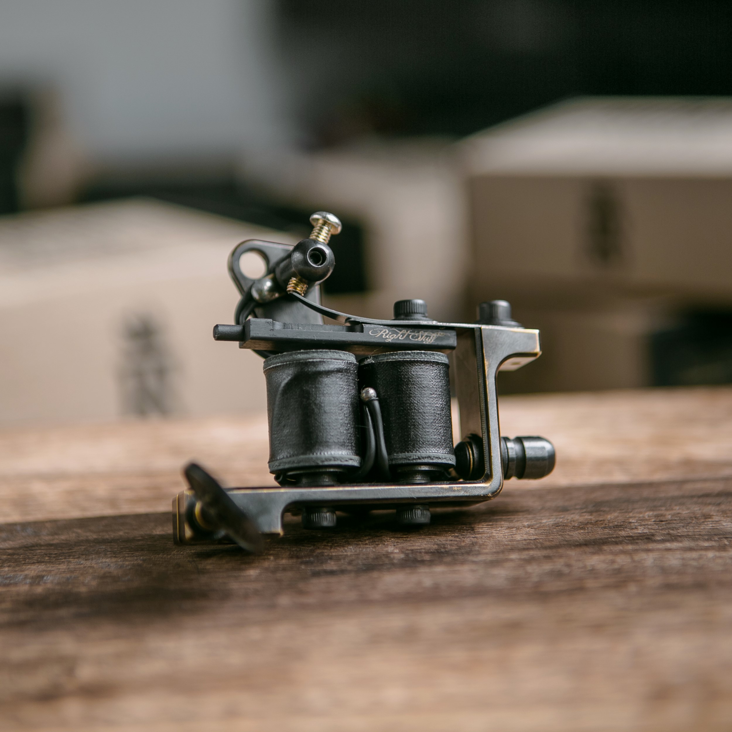 BONE Liner Tattoo Maschine Bronze 2 BONE Liner Tattoo Machine Bronze – Bild 2