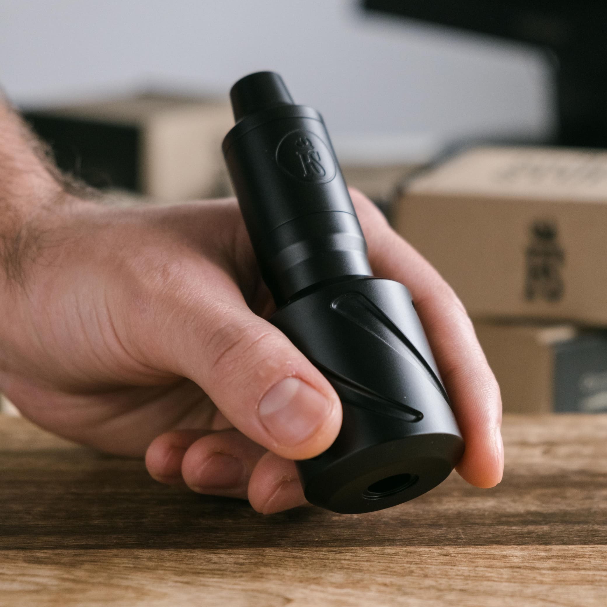 Impugnatura Hornet 40 mm - Nero 2 Righstuff Pen tattoo machine Hornet -40mm Grip Black