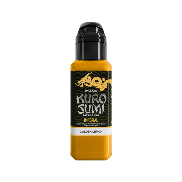 Inchiostro per tatuaggi Kuro Sumi Imperial - Golden Lemon 1 Kuro Sumi Imperial Tattoo Ink - Golden Lemon
