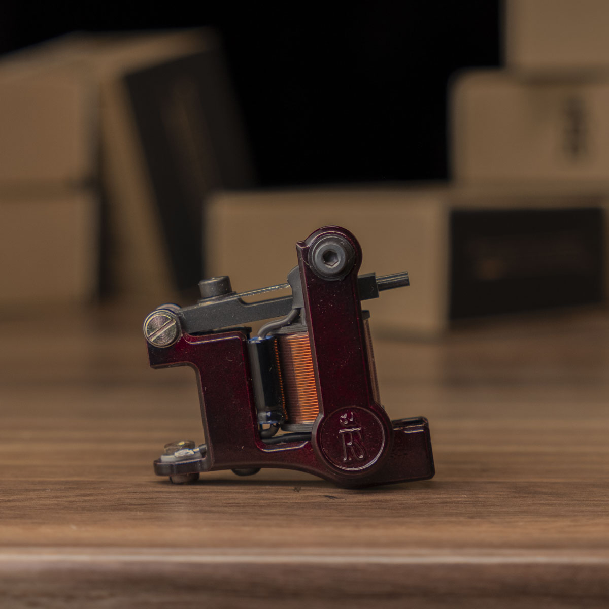 RightStuff ONE - Ciliegia BLK 3 Single coil tattoo machine