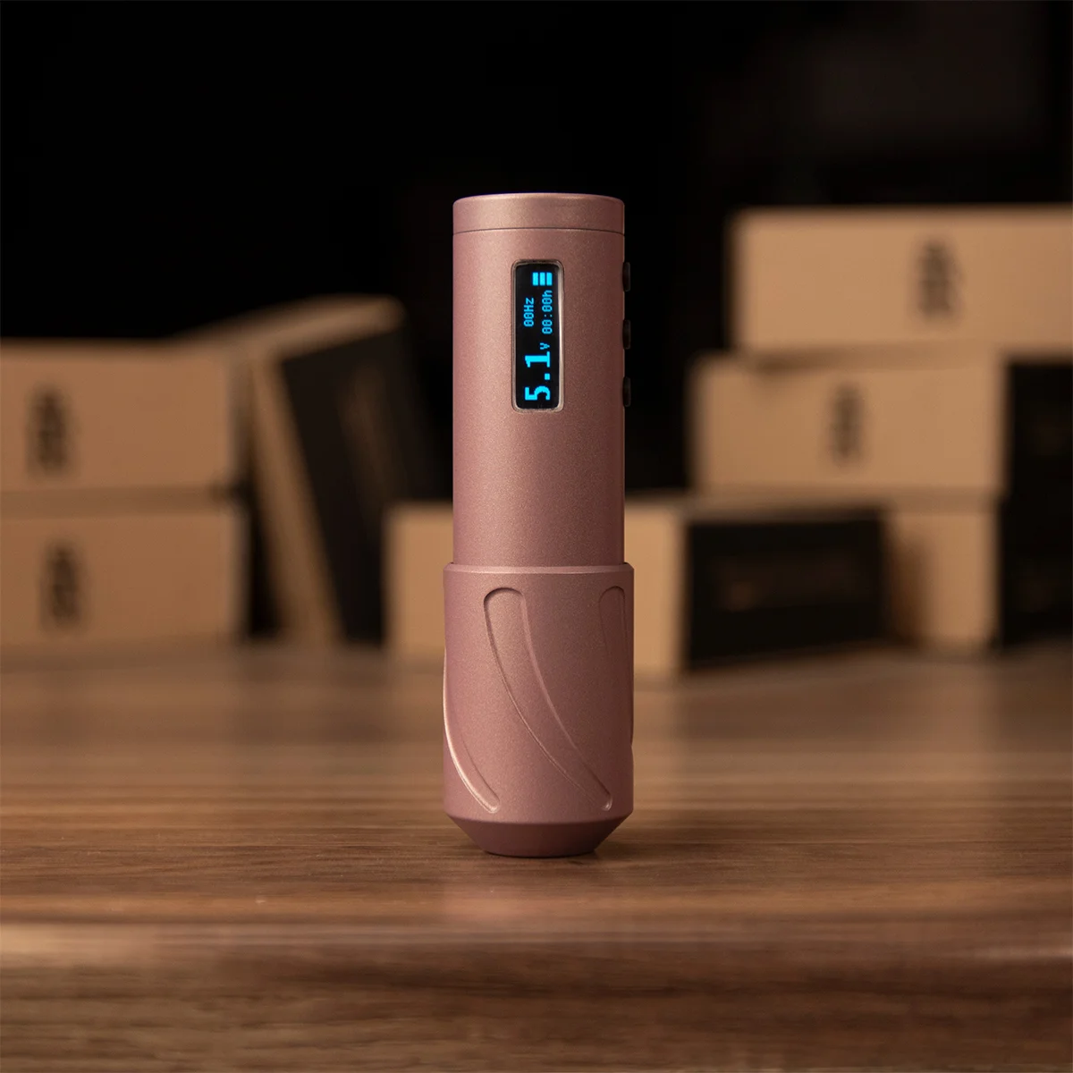 Wireless tattoo machine REVO Pink 1 RightStuff Revo Wireless Tattoo Machine - Pink - 4.2mm Stroke