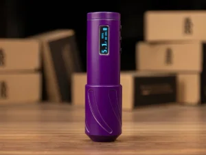 RightStuff Revo Wireless Tattoo Machine - Purple - 4.2mm Stroke
