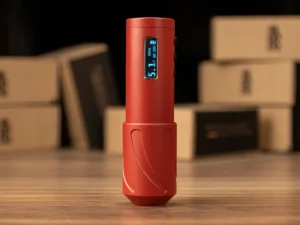 RightStuff Revo Wireless Tattoo Machine - Red - 4.2mm Stroke